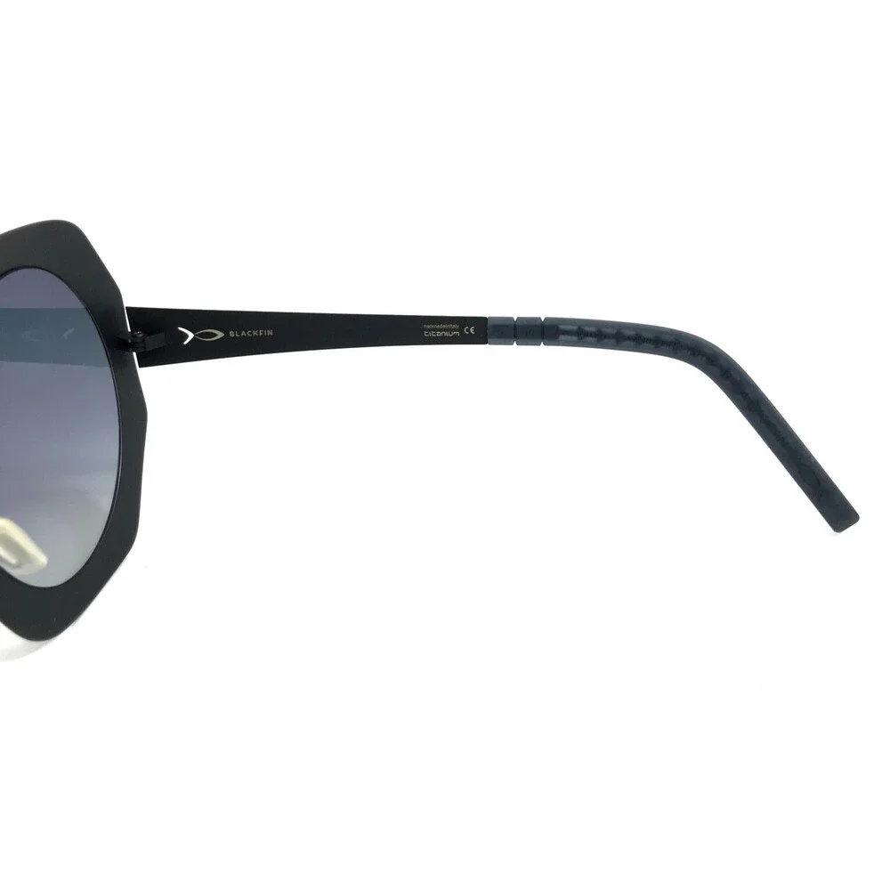 Blackfin Sunglasses CORAL COVE BF871 COL.1040 Black Gold w/ Blue Gradient Lenses